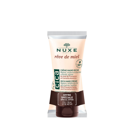 NUXE Duo CICA Cream Rich Hand Cream (2x50 ml)