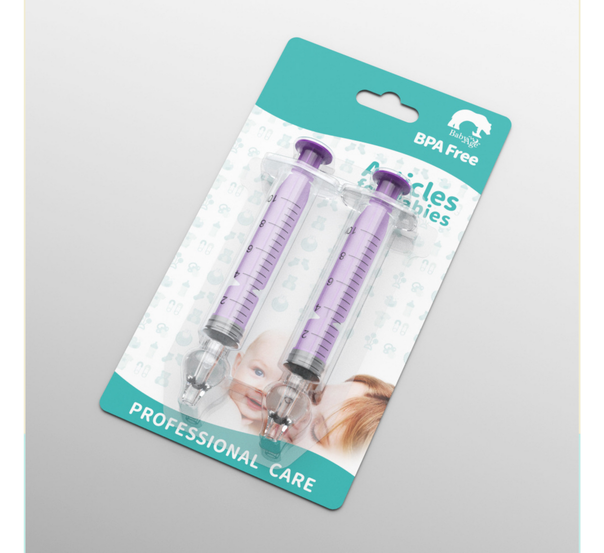 Nasal Syringe BPA Free (nose cleaner) 1+1