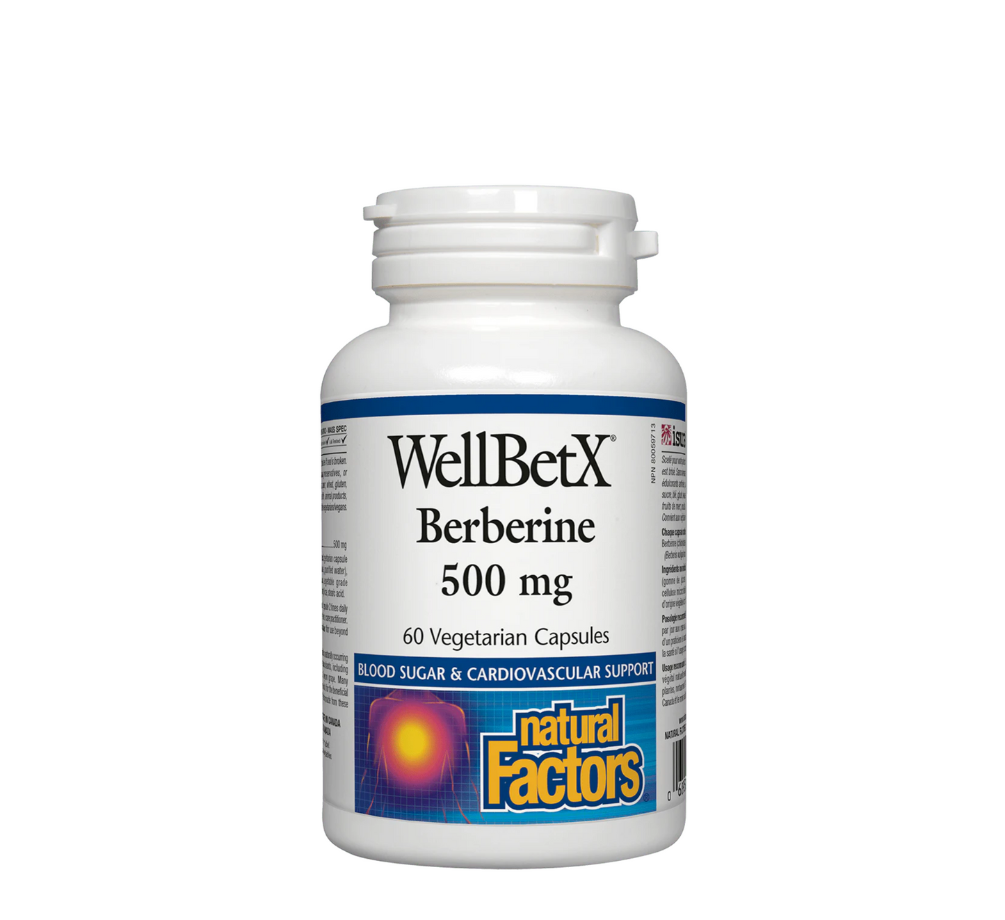 Natural Factors WellBetX™ Berberine 500 mg *60caps