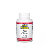 Natural Factors Zinc Citrate 15 mg *90tab