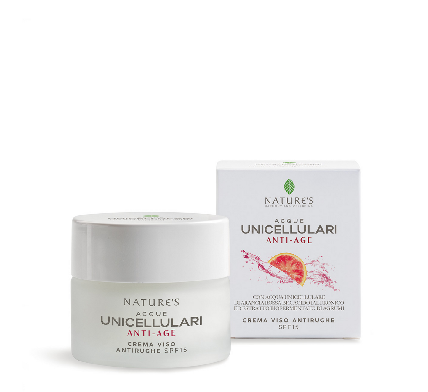 Nature's Acque Unicellulari Krem fytyre kundër rrudhave SPF 15 *50 ml