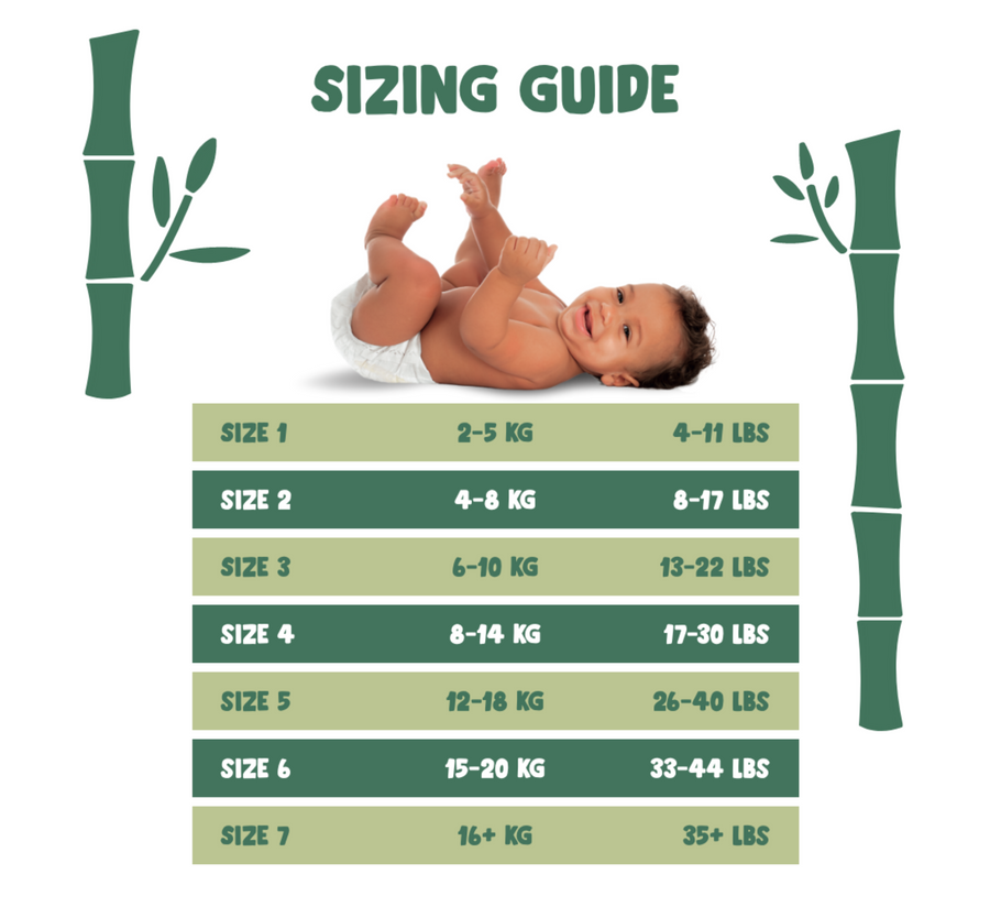 Naty Bamboo Diapers (Pelena) (Full Pack)