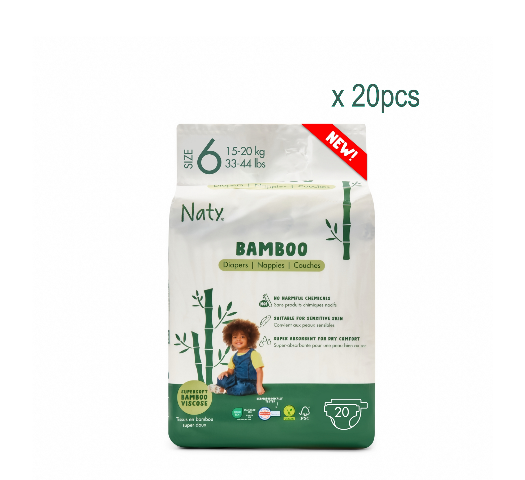 Naty Bamboo Diapers (Pelena)