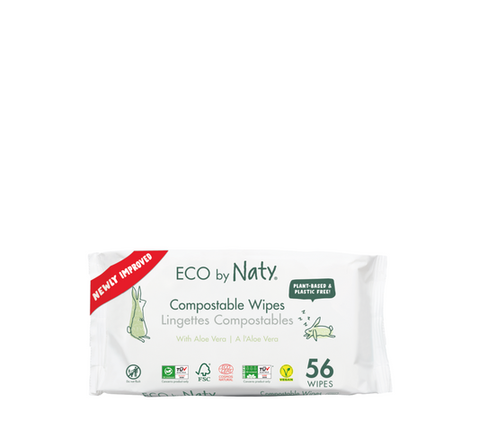 Naty Compostable Wipes *56pcs
