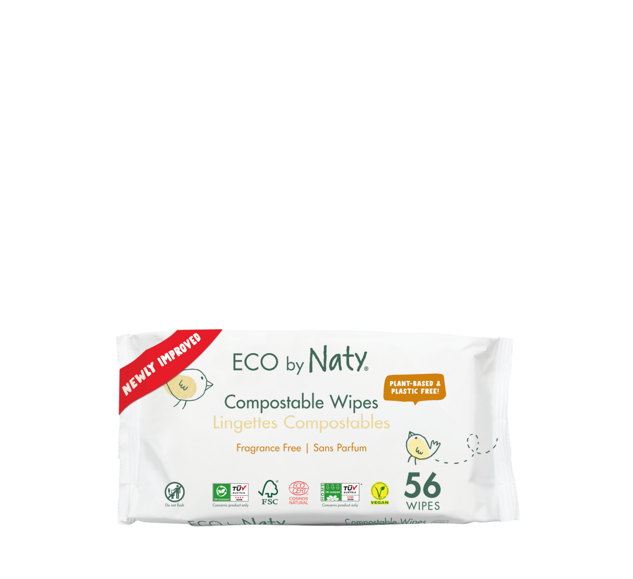 Naty Compostable Wipes (letra të lagura) *56pcs