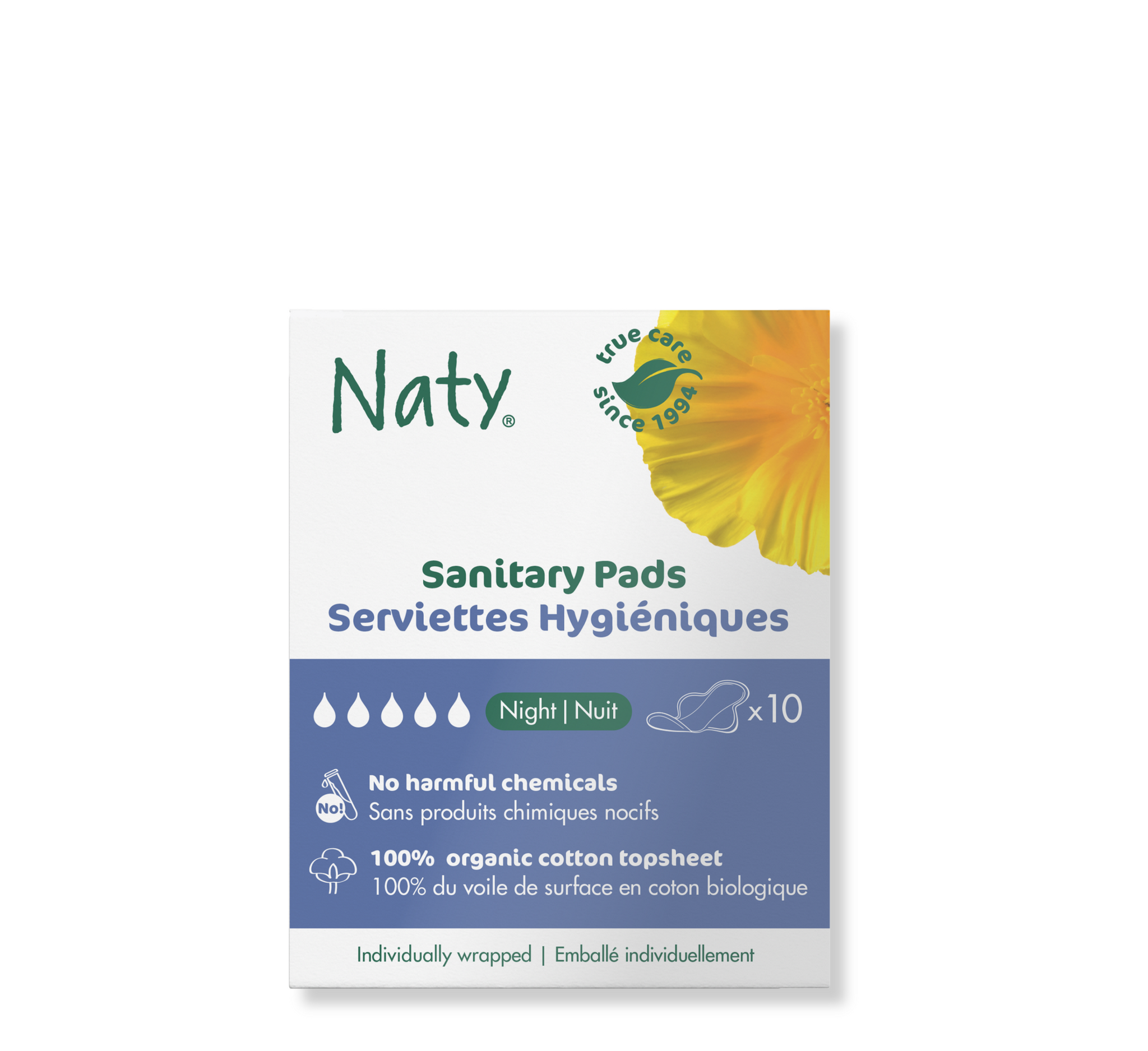 Naty Sanitary Pads Night (Peceta higjenike) *10pcs