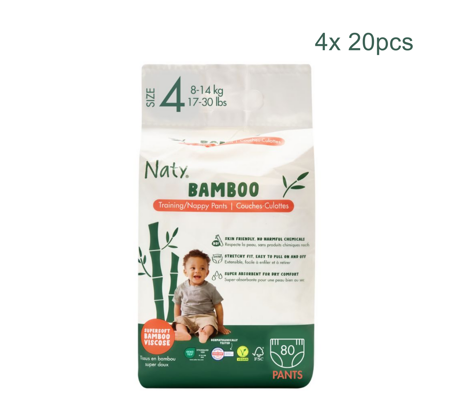 Naty Bamboo Training Pants (Full Pack)