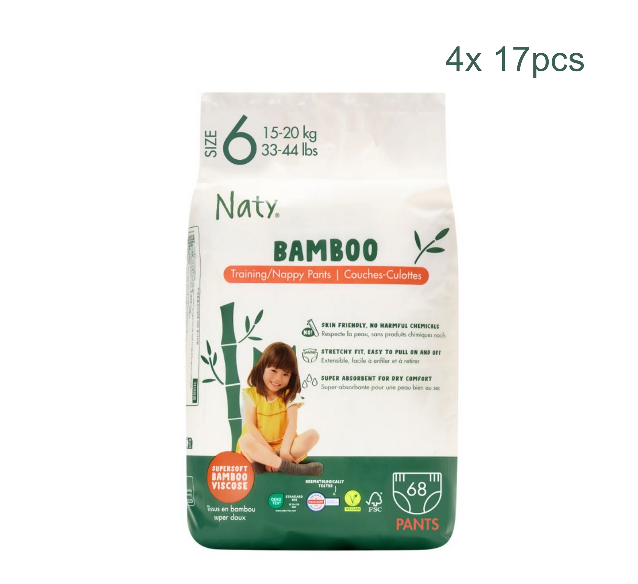 Naty Bamboo Training Pants (Full Pack)