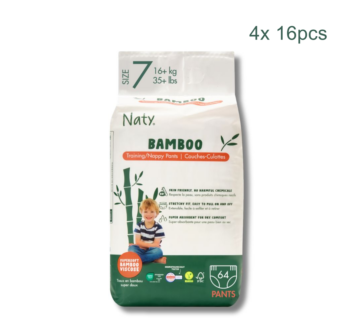 Naty Bamboo Training Pants (Full Pack)
