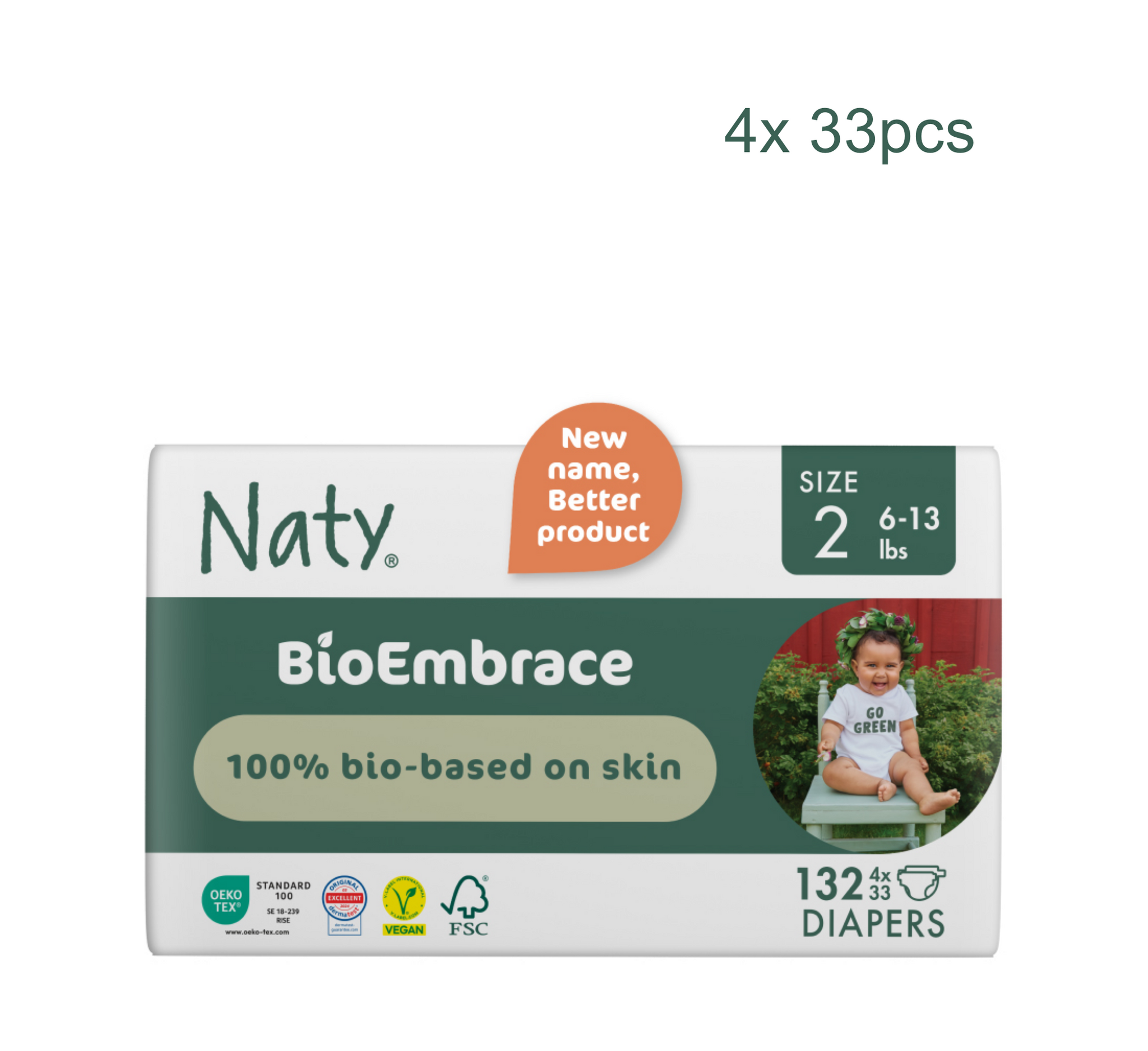 Naty BioEmbrace Diapers (Pelena) (Full Pack)