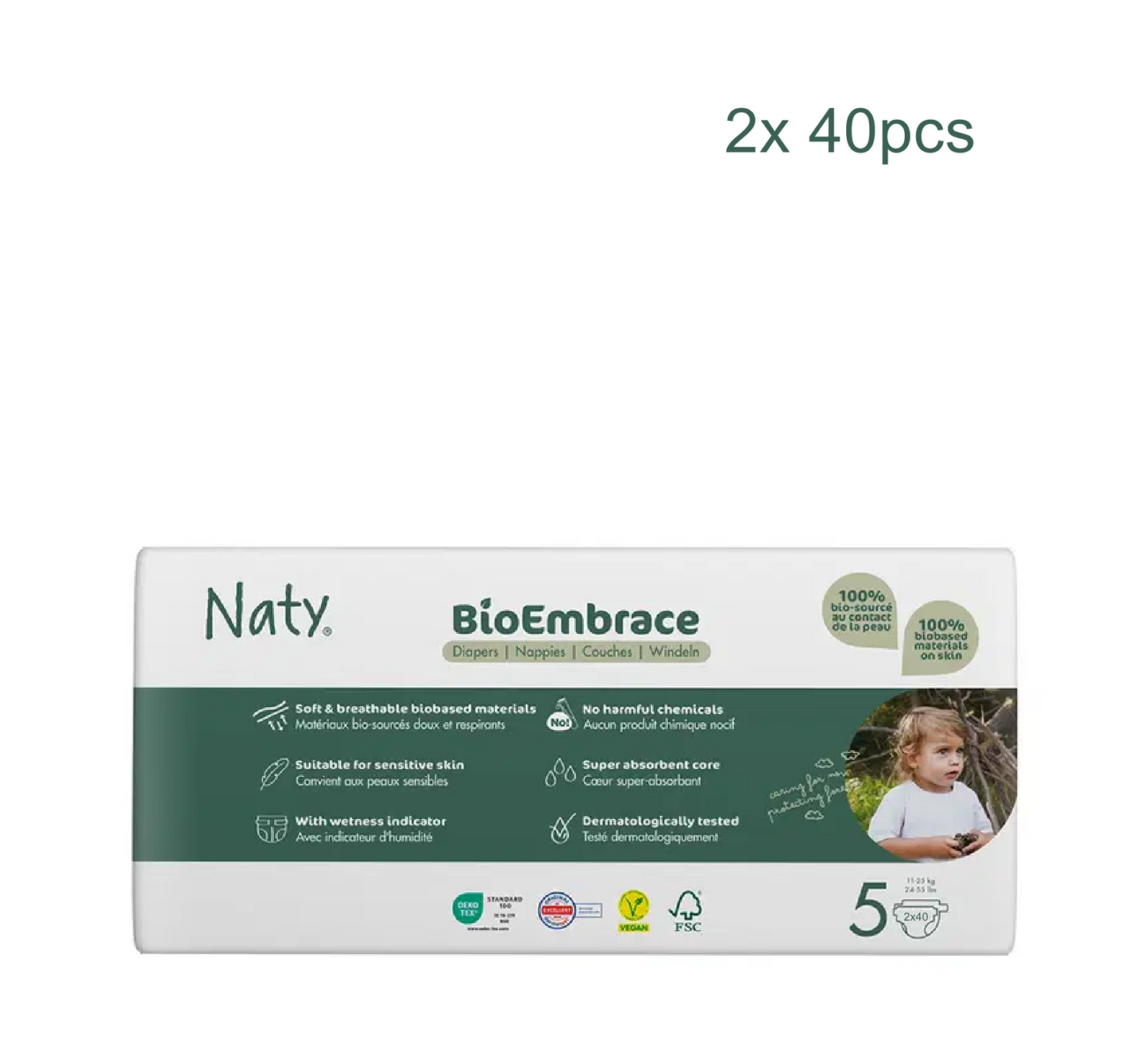 Naty BioEmbrace Diapers (Pelena) (Full Pack)
