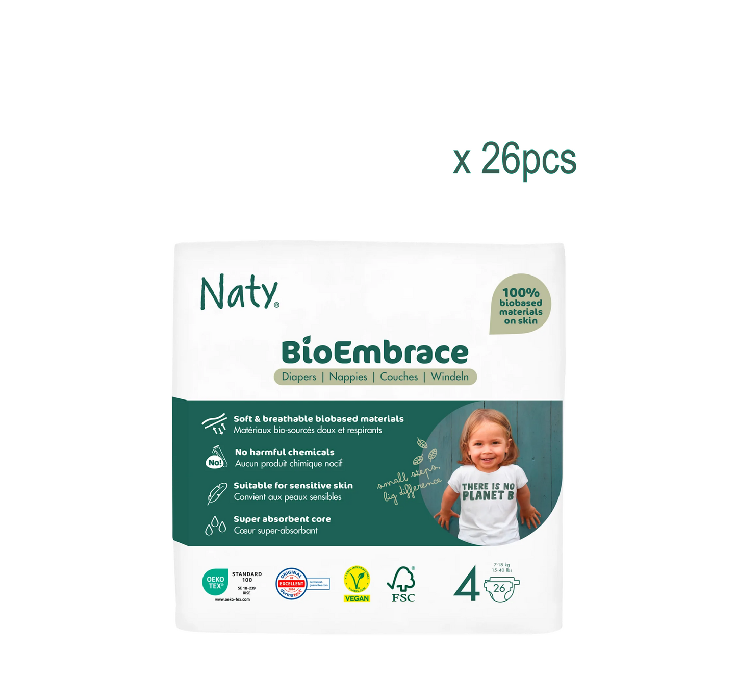 Naty BioEmbrace Diapers (Pelena)
