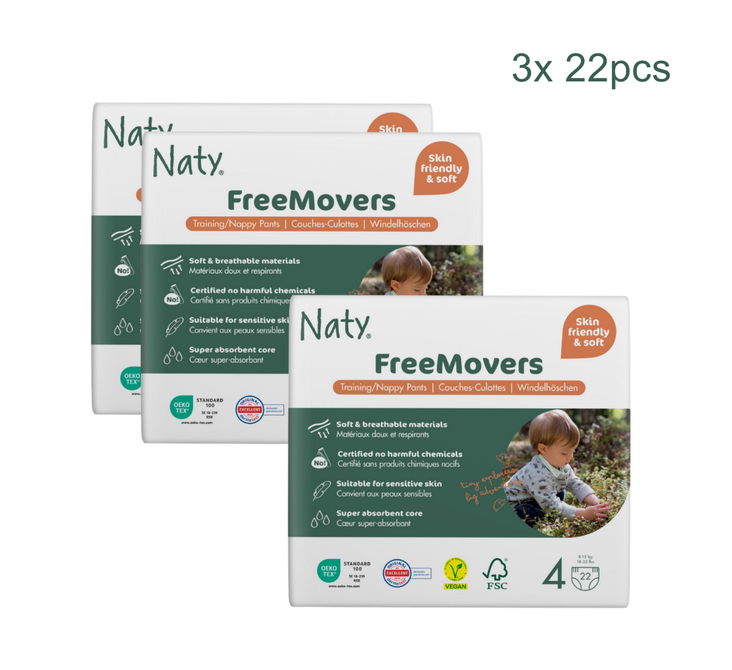 Naty FreeMovers Diaper Pants (Full Pack)