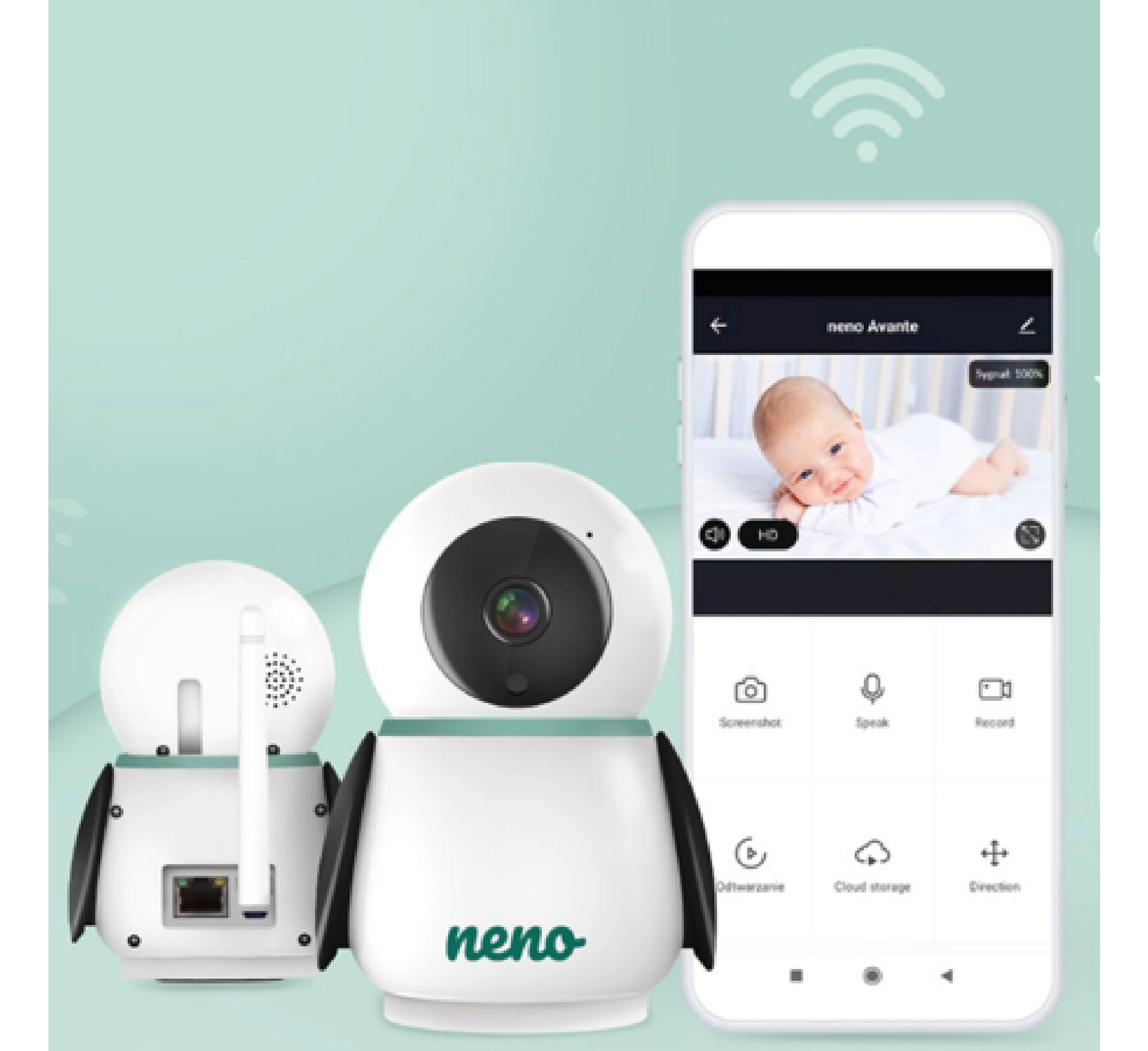 Neno Avante- Wi-Fi Wireless Baby Monitor/IP Camera