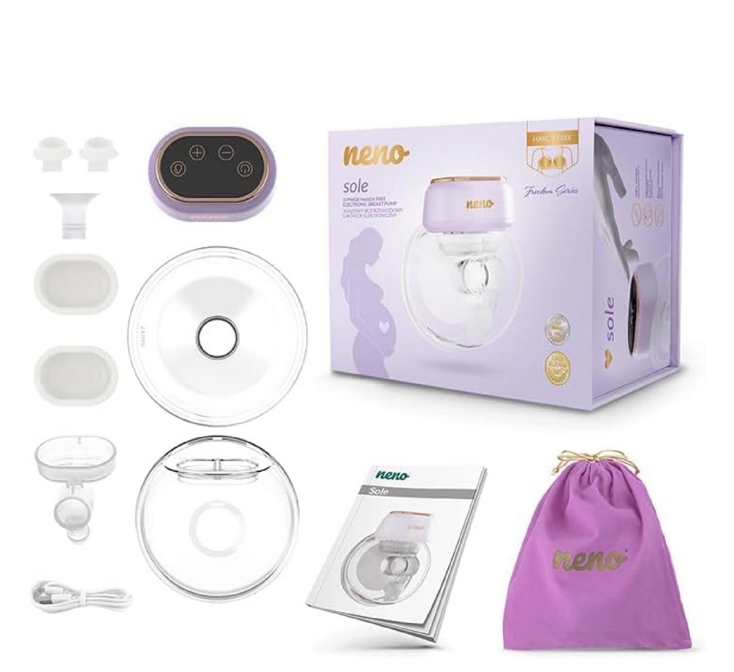 Neno Sole – 3-phase Hands Free Electronic Breast Pump