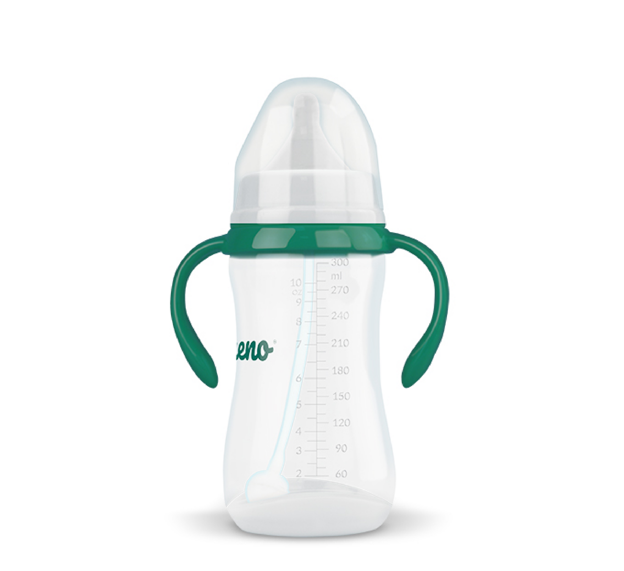 Neno Plastic Baby 2 in 1 Feeding Bottle (240ml/300ml)