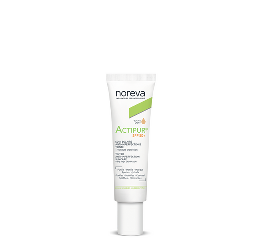 Noreva - Actipur Anti-Imperfection Sun Care SPF50+ Light Tint *30ml