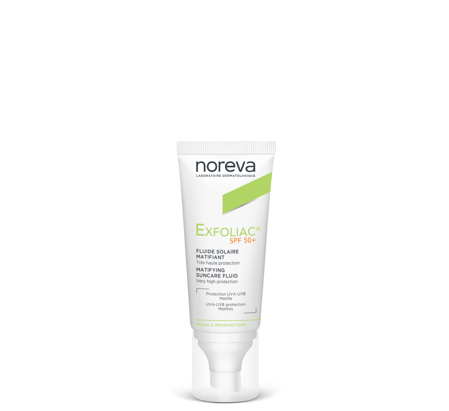 Noreva - Lëng për kujdesin nga dielli Exfoliac Spf 50+ *40ml