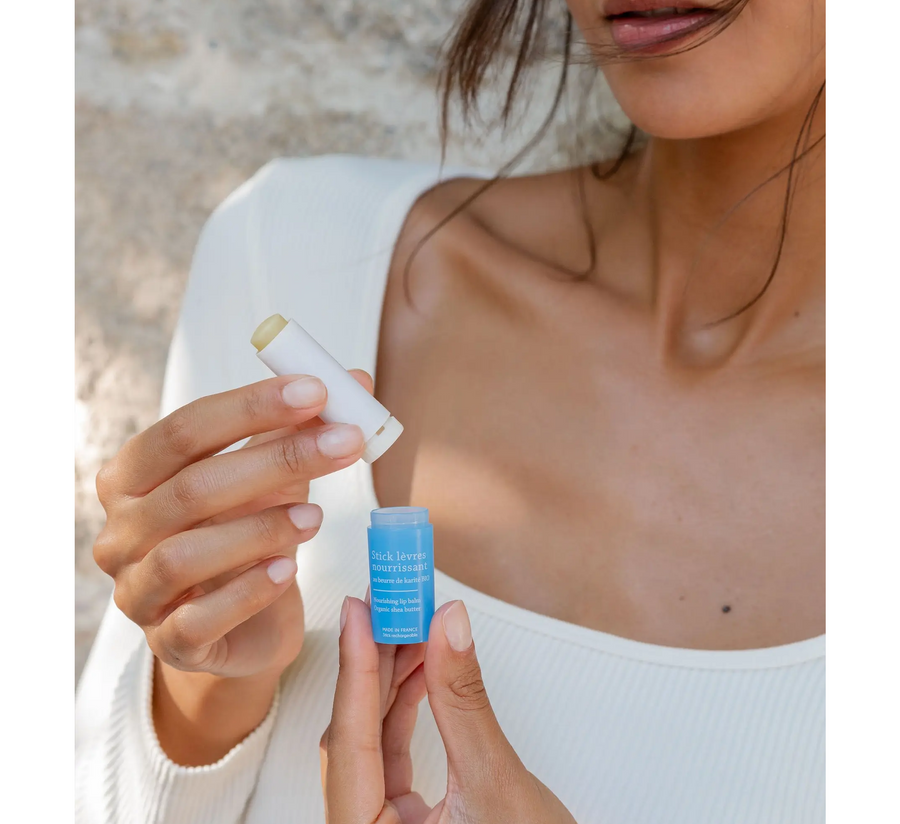 Balsam Buzësh Ushqyes me Gjalë Shea Organike *4.5gr