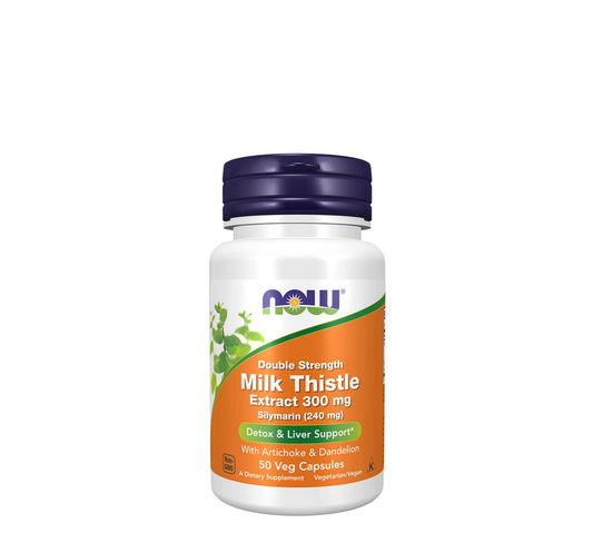 Now Double Strength Milk Thistle Extract 300mg *50caps