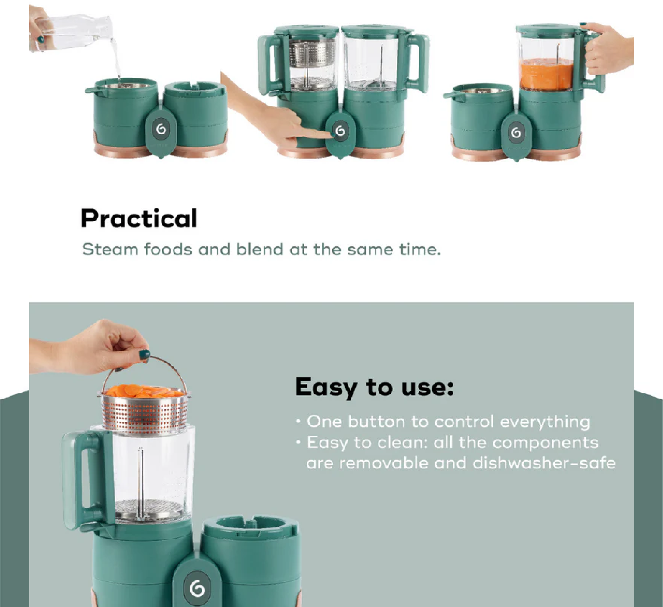 Nutribaby 4in1 Glass Food Prep Maker