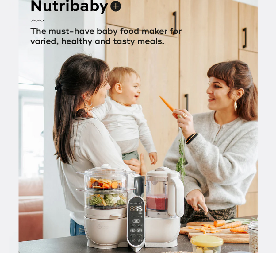 Nutribaby(+) Makinë për përgatitjen e ushqimit për foshnje 6 në 1