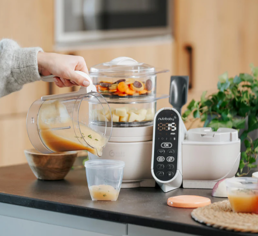 Nutribaby(+) Makinë për përgatitjen e ushqimit për foshnje 6 në 1