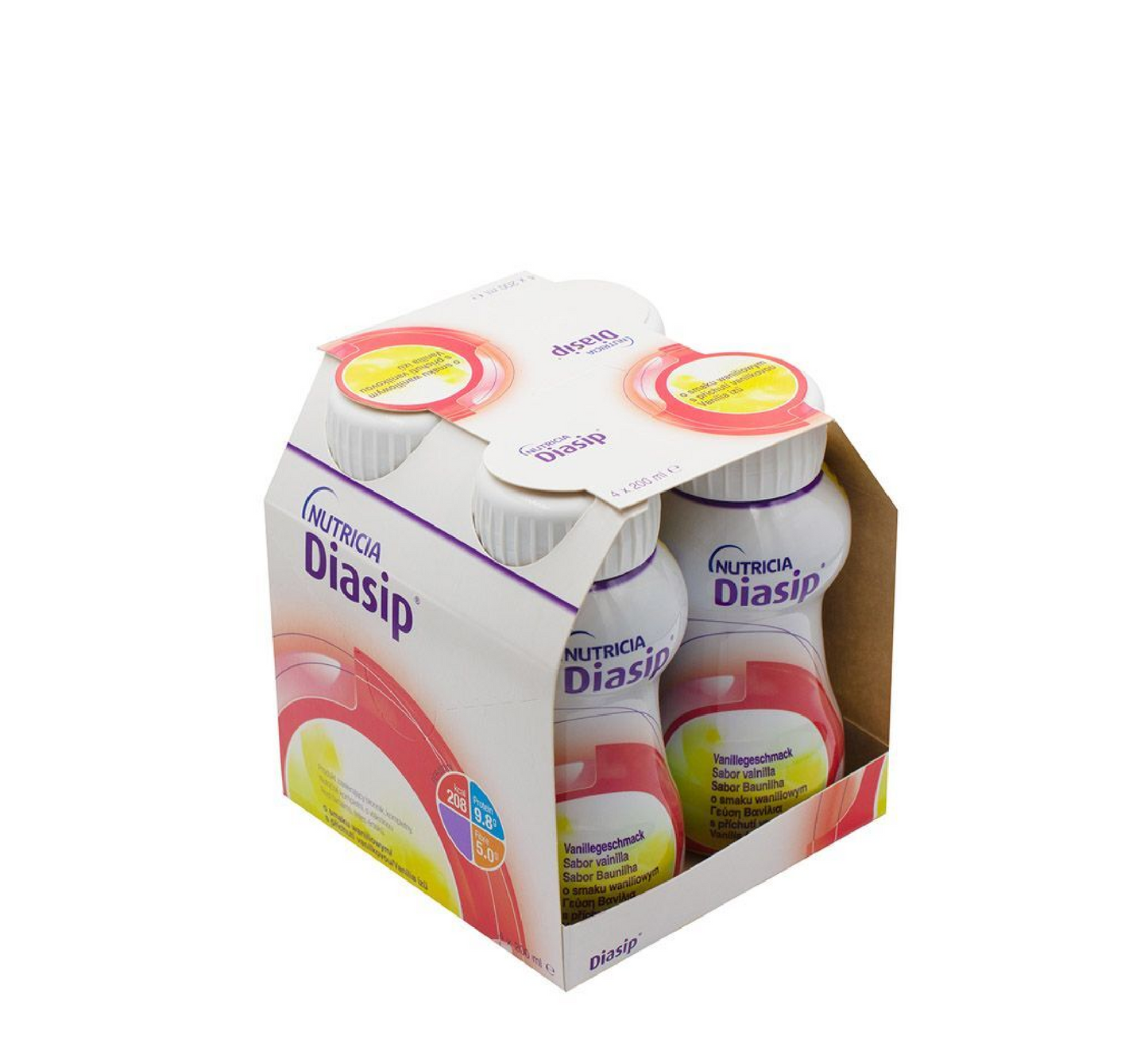 Nutricia Diasip me aromë vaniljeje (4 x 200ml)