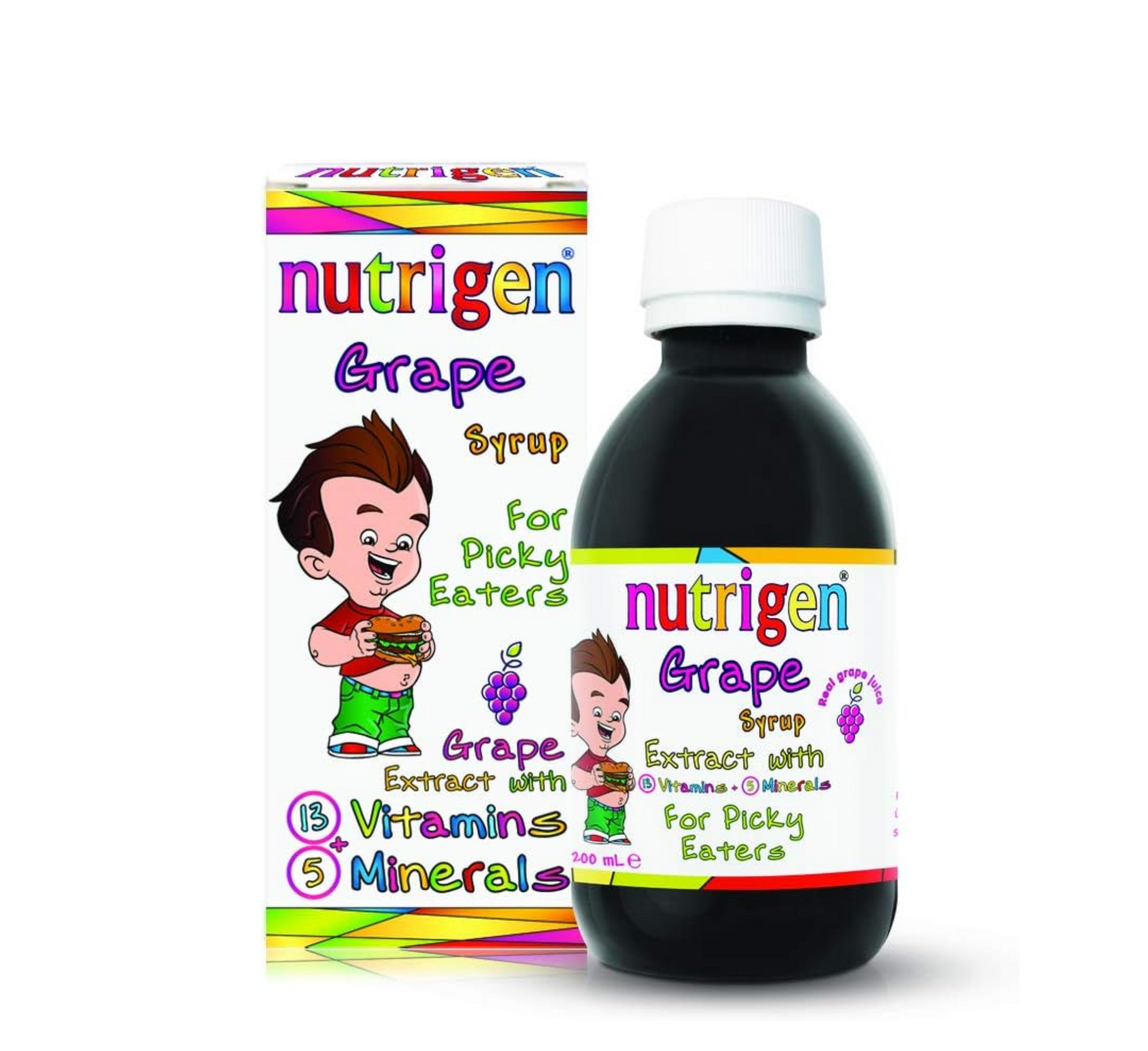 Nutrigen Grape Kids Syrup (For Picky Eaters) *200ml
