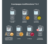 Nuvita 7 in 1 Magic Pappa Multifunction Baby Food Cooker with Recipe Book
