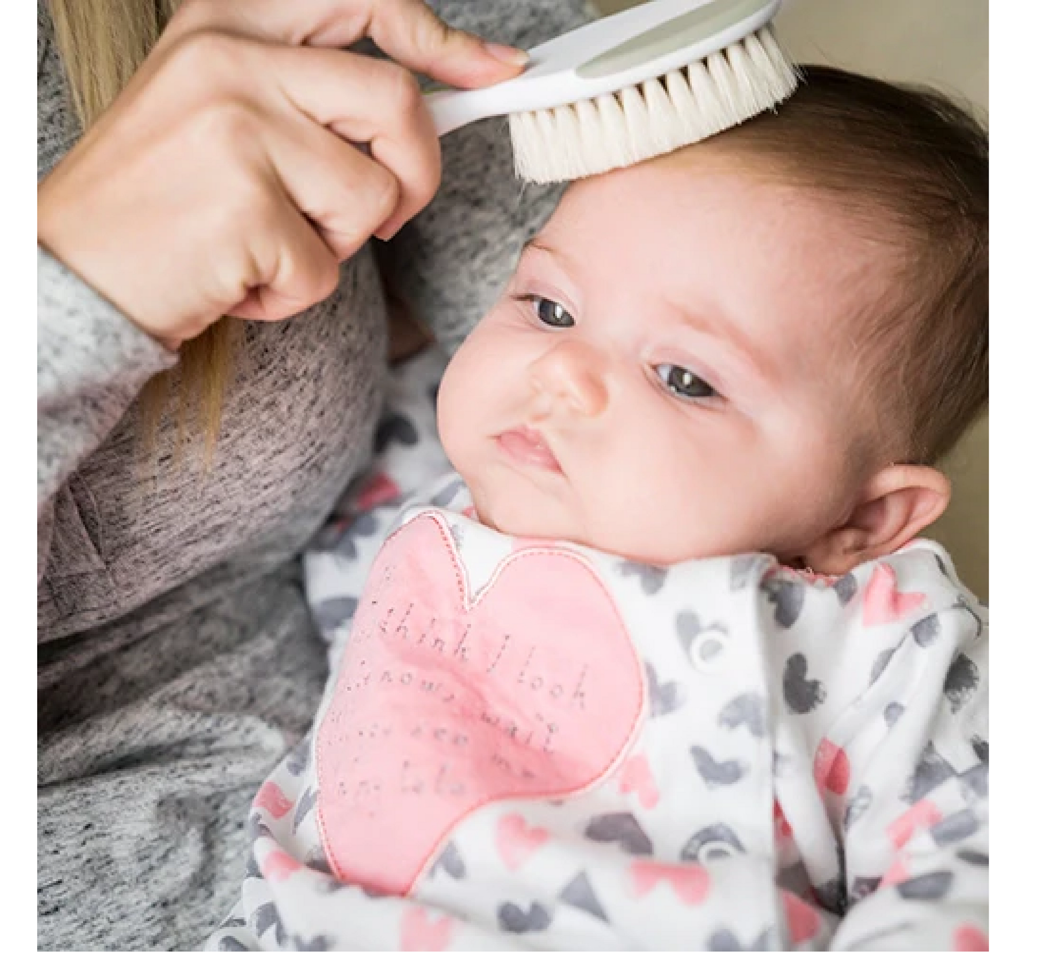 Set bukurie për kujdesin e flokëve Nuvita Baby (furçë dhe krehër)