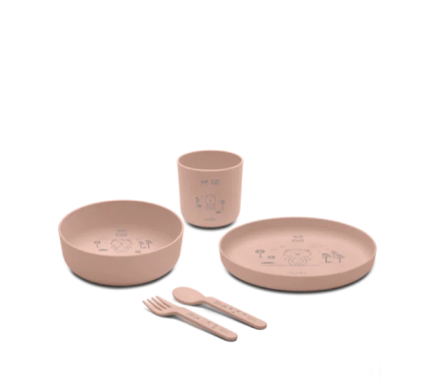 Nuvita Bioplastic Baby Food Set 12m+