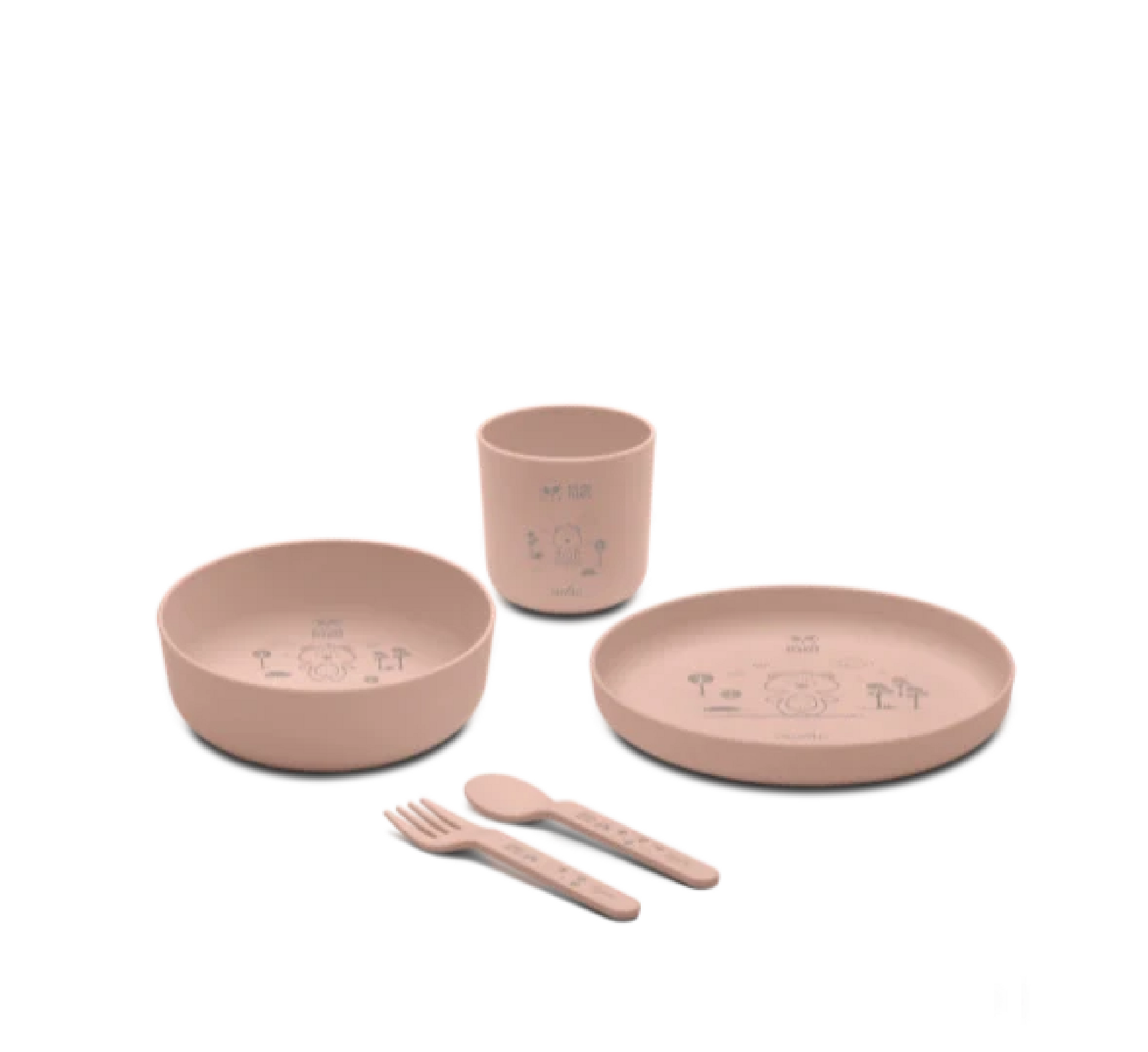 Nuvita Bioplastic Baby Food Set 12m+