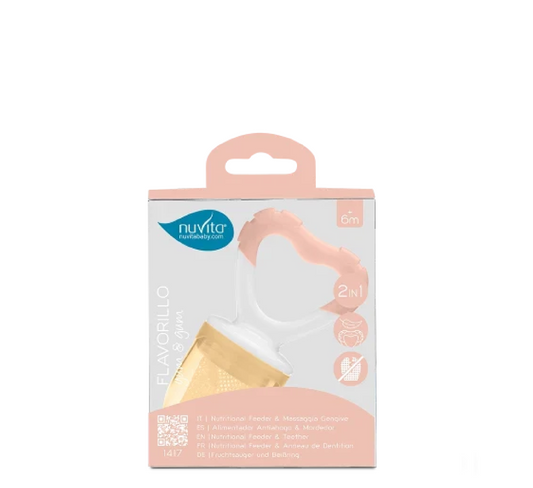 Nuvita Fruit Eater and Teether 2 in 1 (6months+) - Flavorillo 1417