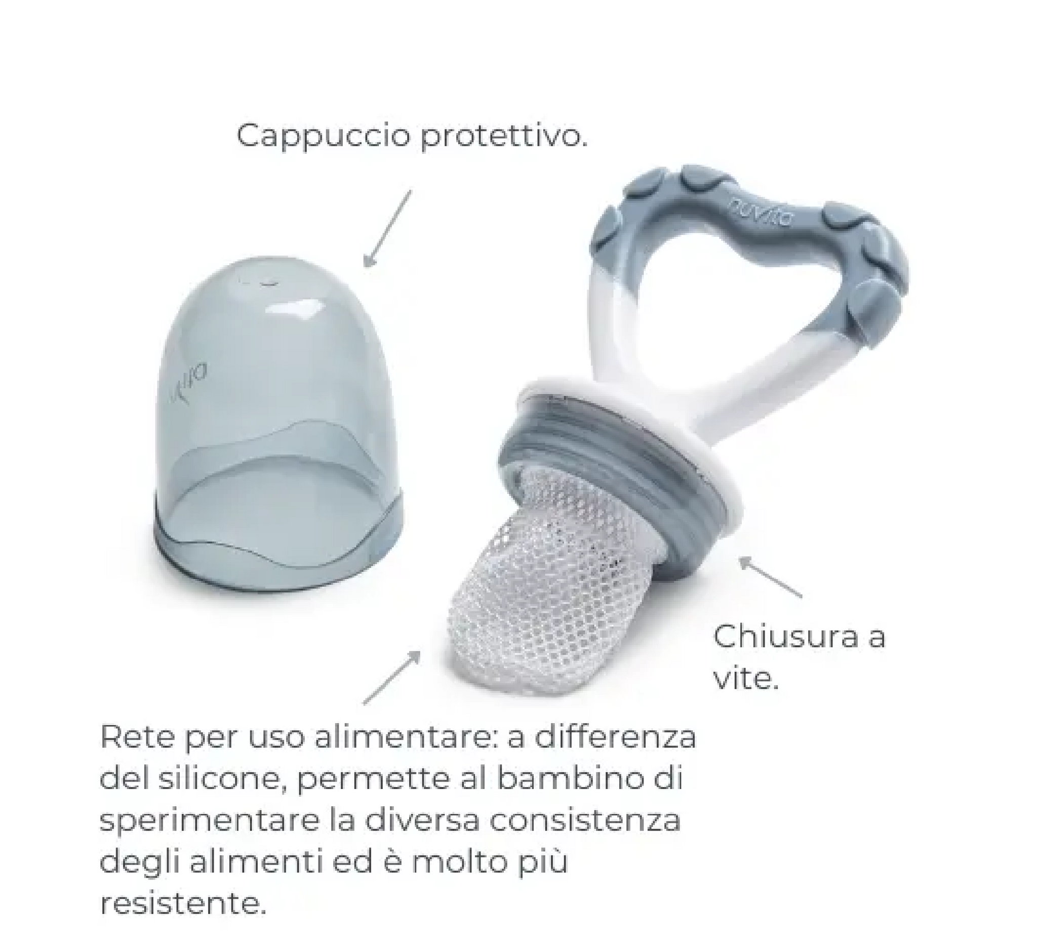 Nuvita Fruit Eater and Teether 2 in 1 (6months+) - Flavorillo 1417