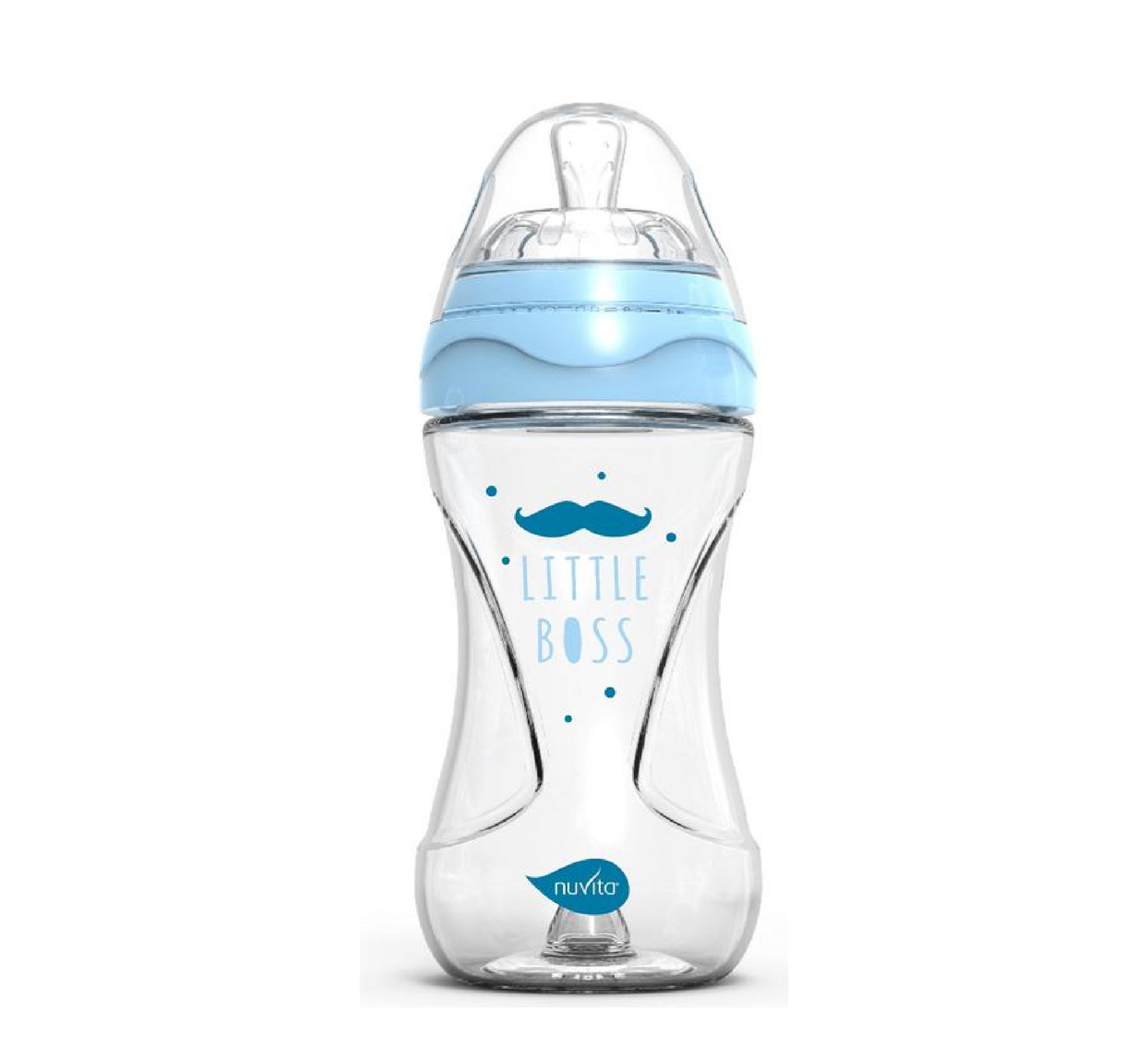 Nuvita Glass Anti-Colic Baby Bottle - Materno Feel Glass