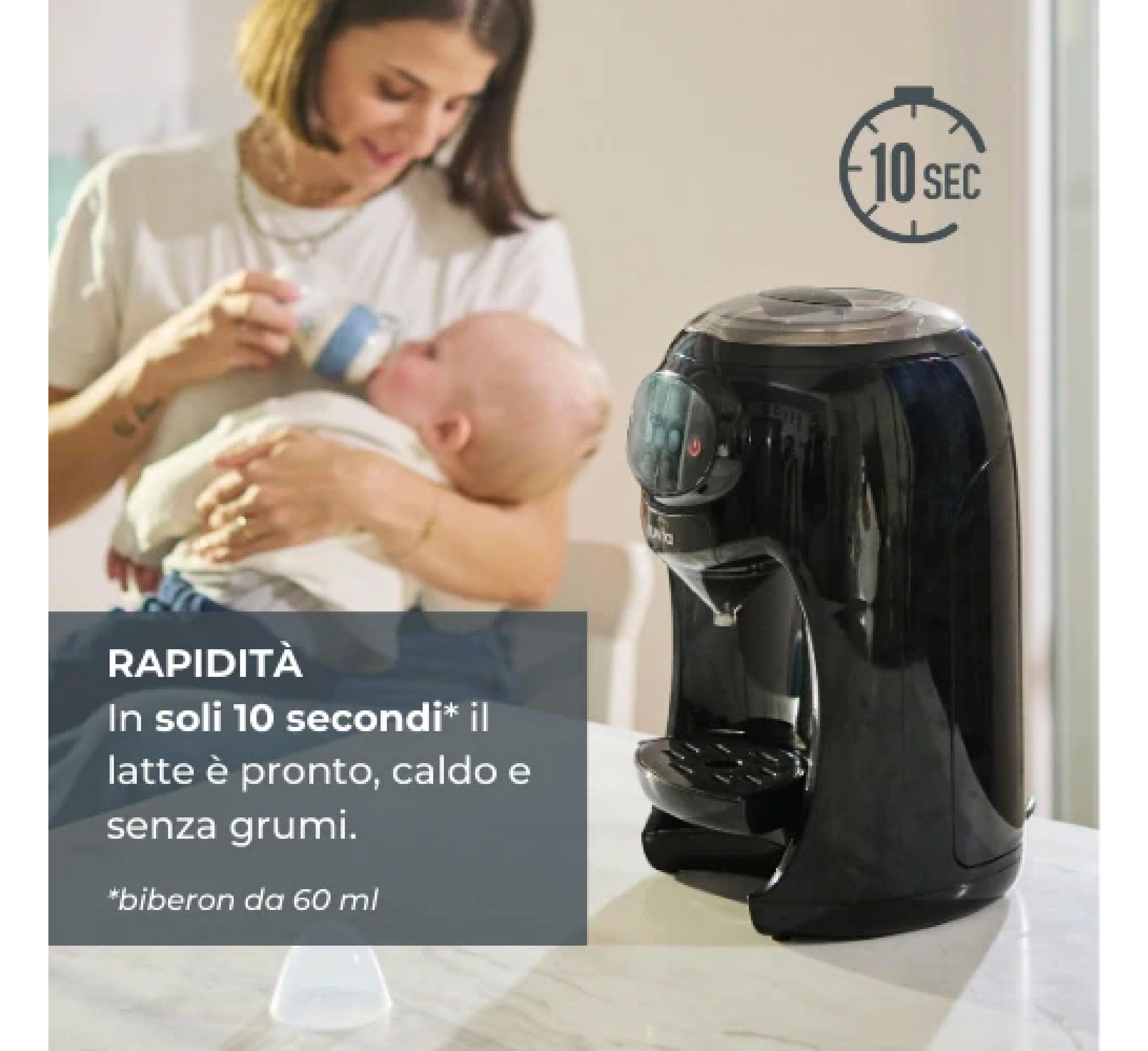 Nuvita Instant Formula Milk Maker - Lattespresso 1180