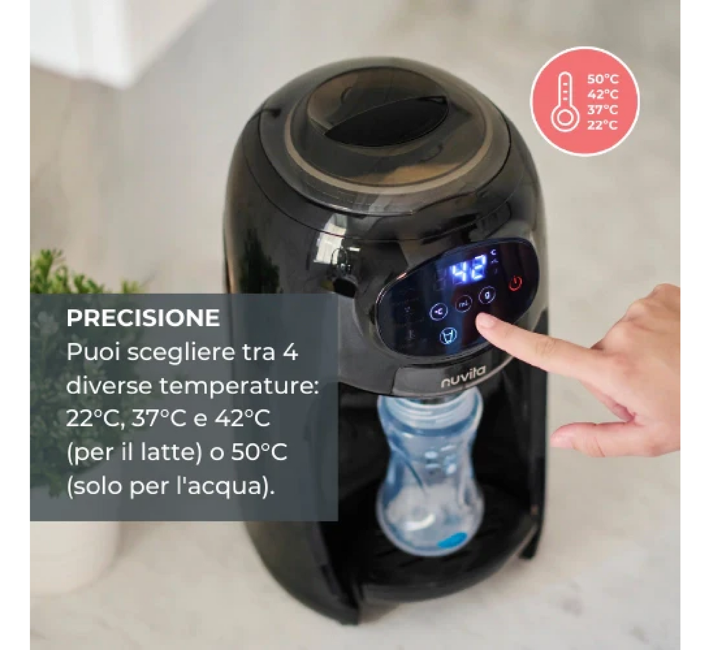 Nuvita Instant Formula Milk Maker - Lattespresso 1180