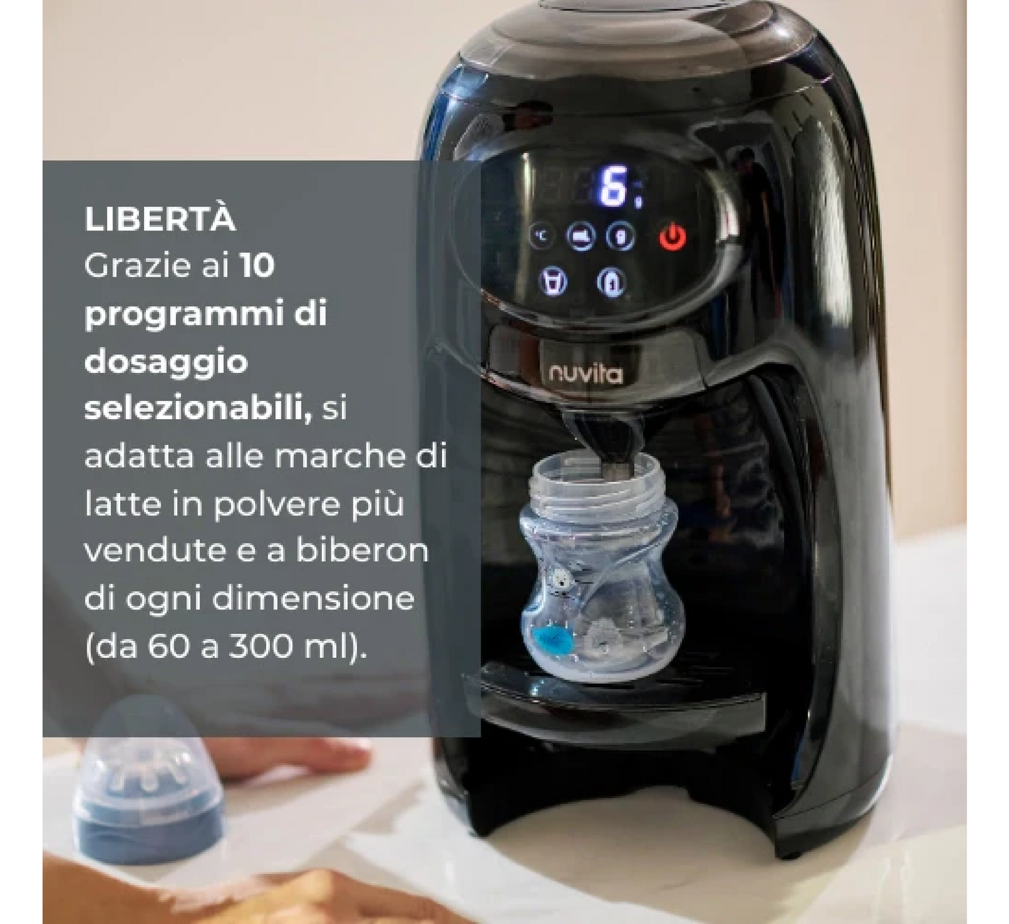 Nuvita Instant Formula Milk Maker - Lattespresso 1180