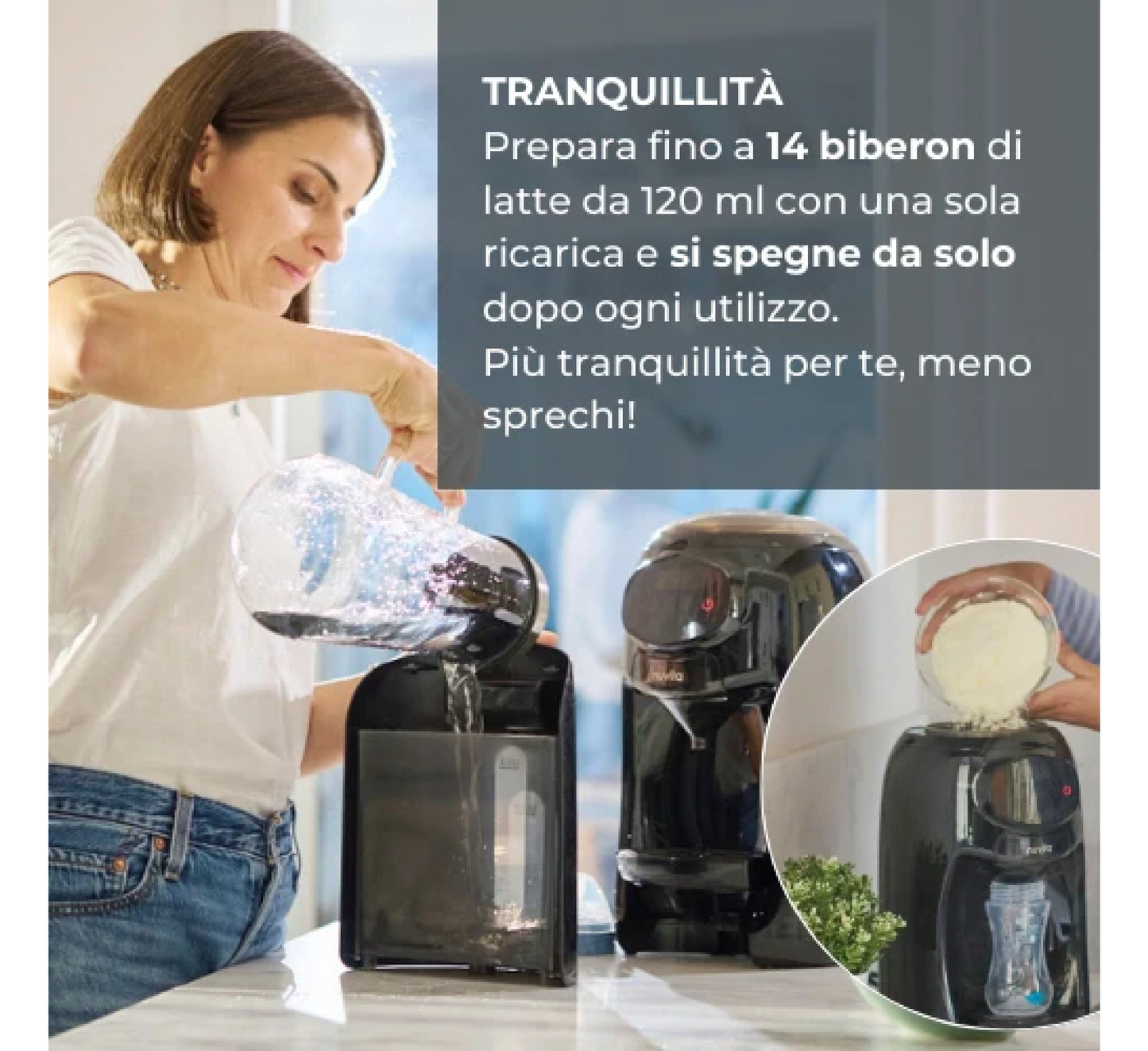 Nuvita Instant Formula Milk Maker - Lattespresso 1180