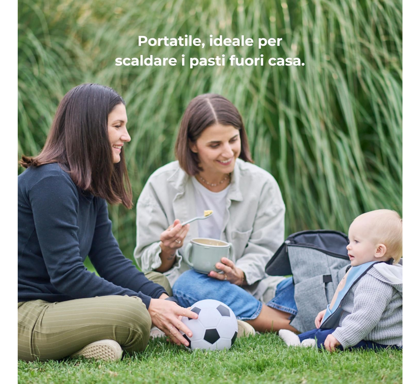 Ngrohës ushqimi për foshnje Nuvita Pappa'n'Go i rikarikueshëm