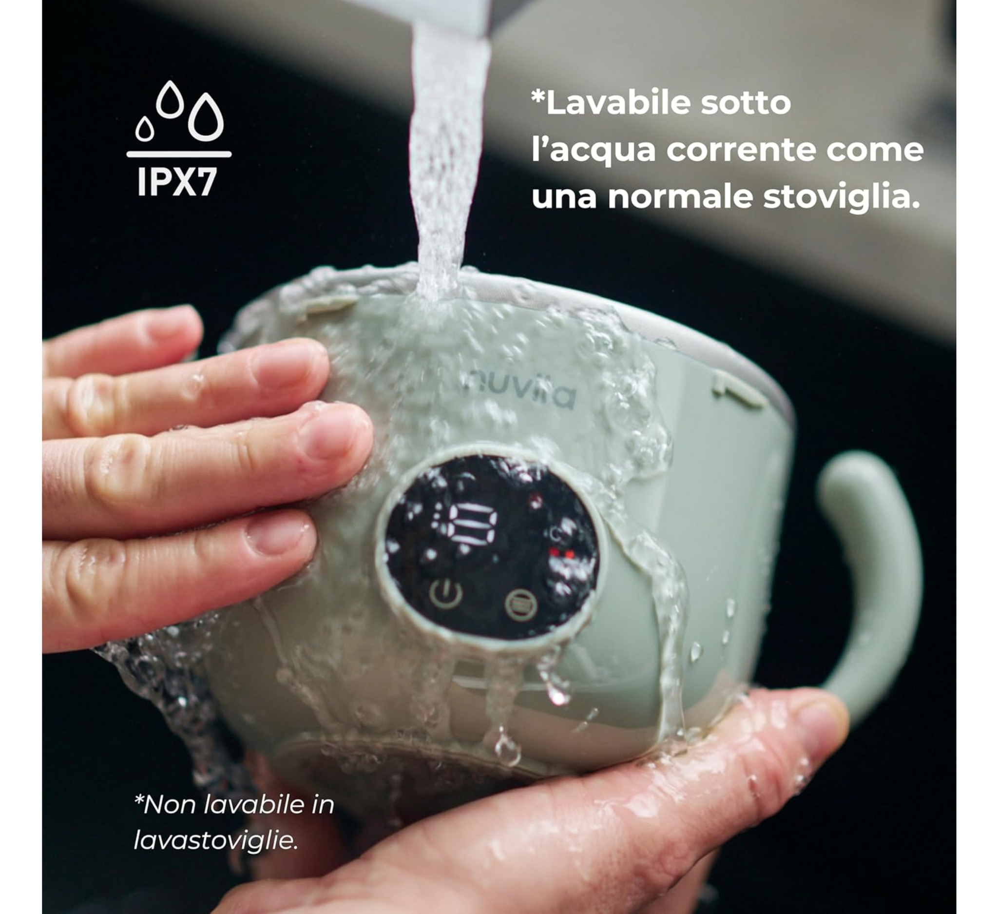 Ngrohës ushqimi për foshnje Nuvita Pappa'n'Go i rikarikueshëm