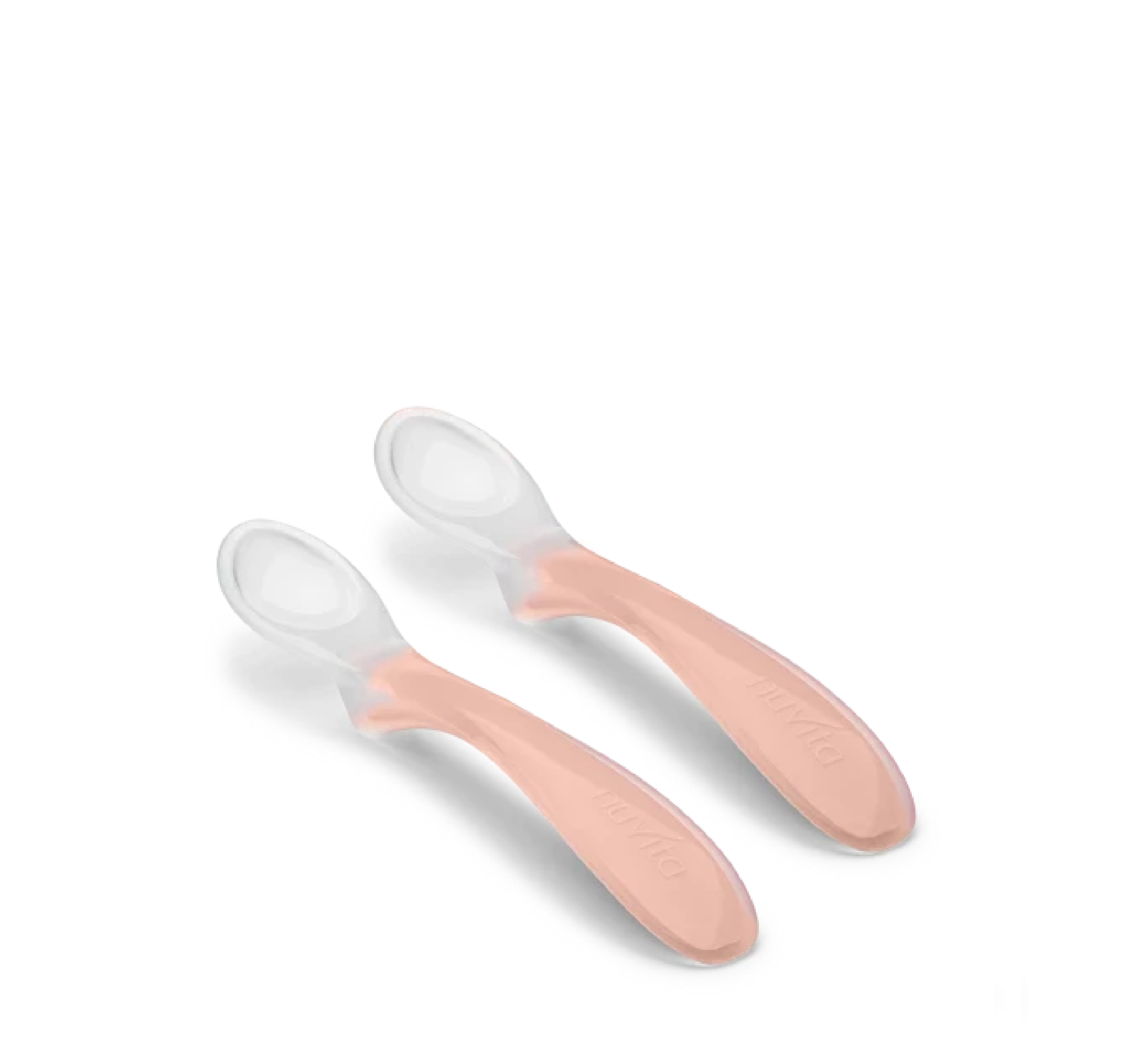 Nuvita Set of 2 Silicone Spoons - Easy Eating 8480