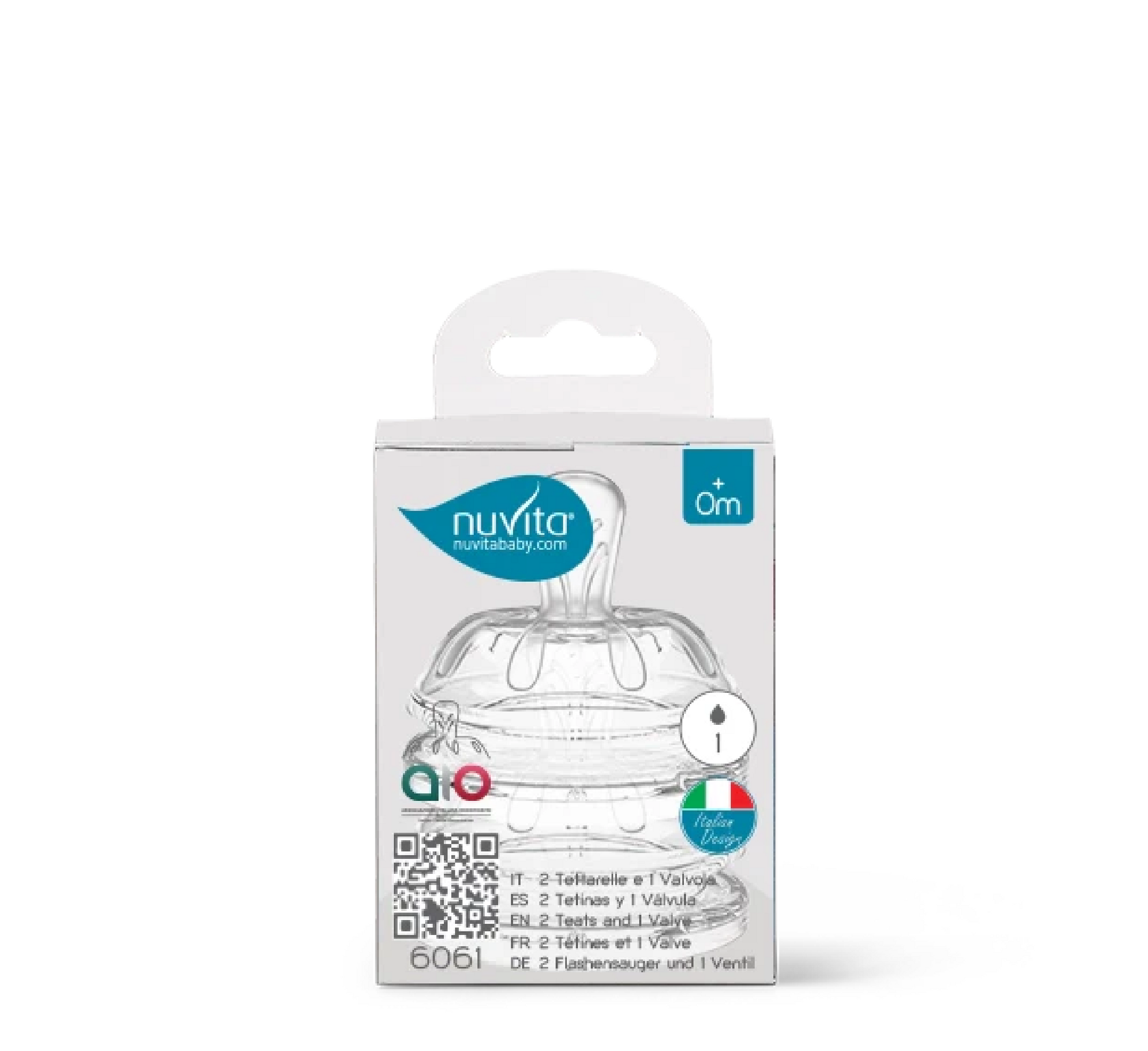 Nuvita Silicone Replacement Set for Nuvita Baby Bottles (biberon ushqyes) *2pack