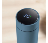 Shishe termike prej çeliku inox Nuvita me termometër LED *500ml