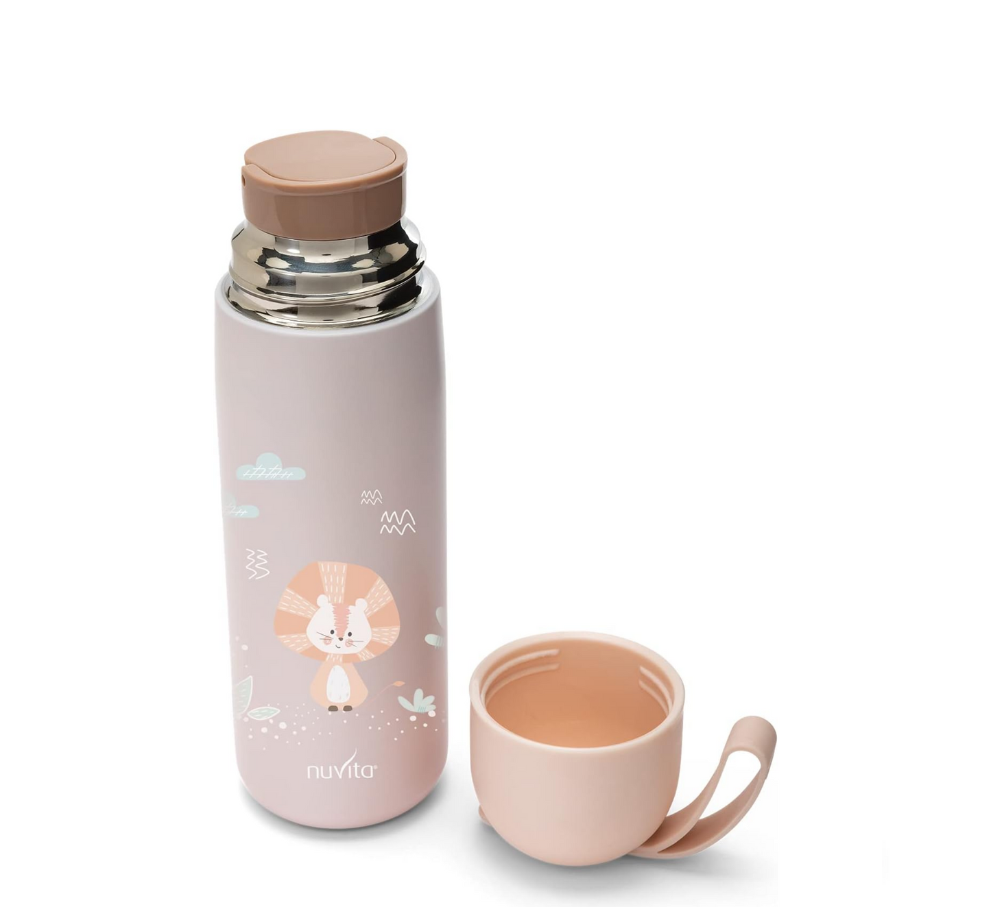 Nuvita Thermal Steel Bottle with Silicone Handle *400ml