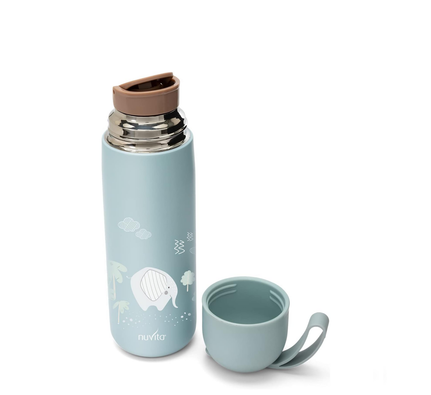 Nuvita Thermal Steel Bottle with Silicone Handle *400ml