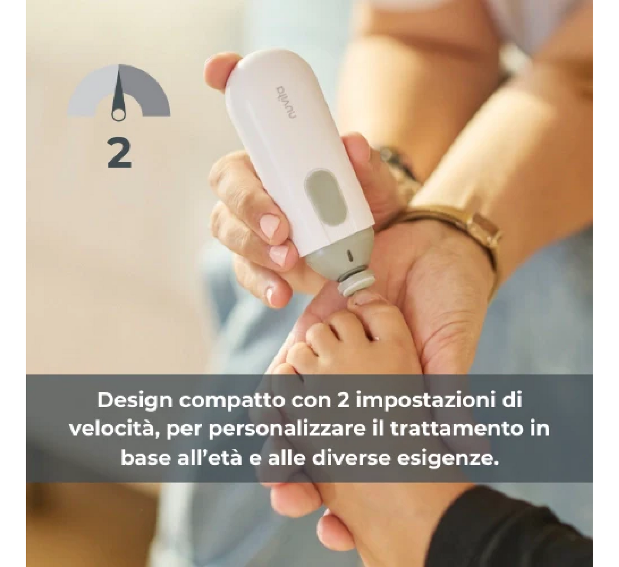 Nuvita Trimmy Electric Nail Clipper & Nail File - 1130