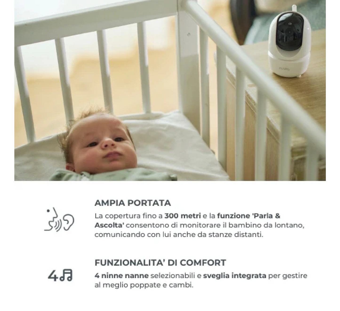 Nuvita Wireless Video Baby Monitor - Videovoice 3045