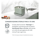 Sterilizues Nuvita 2 në 1 me tharje SteriDry